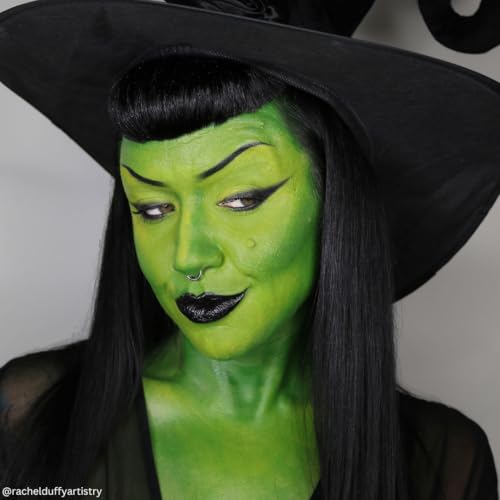 Mehron Makeup Tri-Color Character Makeup Palette | Halloween, Special Effects and Theater Cream FX Palette | Face Paint .7 oz (20 g) (GHOUL WITCH)