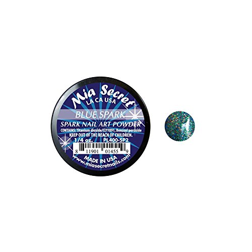 Mia Secret Professional Spark Collection Acrylic Powder 1/4 oz (Pick Your Color) (Blue Spark)