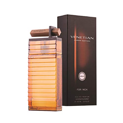 Armaf Venetian Ambre Edition for Men Eau De Parfum Spray, 3.4 Ounce