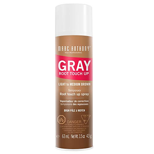 Marc Anthony Bye.bye. Gray Root Touch Up Spray (light To Medium Brown), 1.5 Ounce