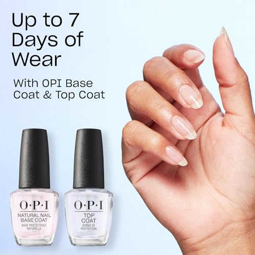 OPI Nail Lacquer Nail Polish | Opaque Dark Blue Green Crème Chip Resistant Nail Polish | Vegan, Fast Drying, Streak Free