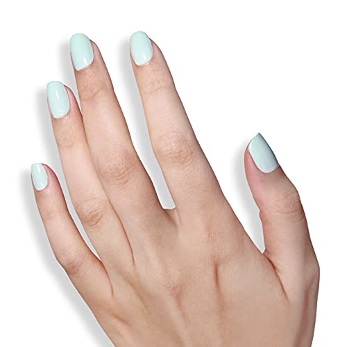 LONDONTOWN lakur Nail Polish - Chip-Resistant, Non-Toxic, Conditions & Hydrates Nails | Glossy Cool Green, Mint No Chip, .40 fl oz