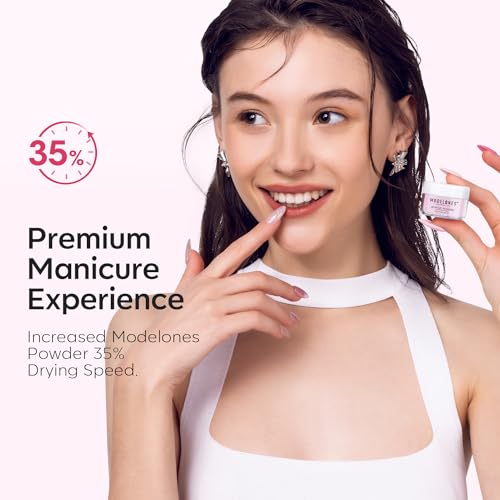 Modelones Acrylic Nail Kit - Clear/White/Pink Acrylic Powder and Liquid Set with Brush, Dehydrator and Primer, Starter Kit for Nail Extension Beginners