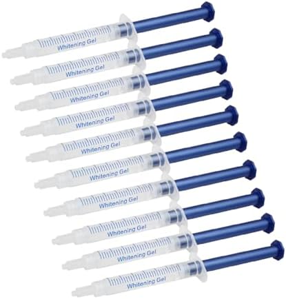 10PCS 3ML Teeth Whitening Gel Syringes Refills 35% CP Bleaching Gel, Tooth Whitener Gel Kit