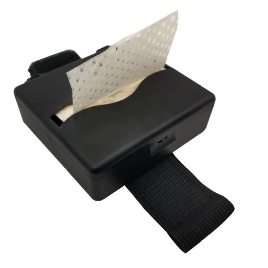 Perm Papers, Wristband Perm Paper Box Adjustable Salon Hair Perming Paper Drawer with 180 Pieces Paper