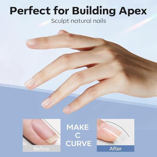 modelones Nail Dehydrator and Primer & Builder Nail Gel, 3Pcs Prep Dehydrate & Bond Primer Clear Gel Builder Polish Base Coat for Strengthener Apex Building, LED Lamp Cured 10ml Home DIY Salon