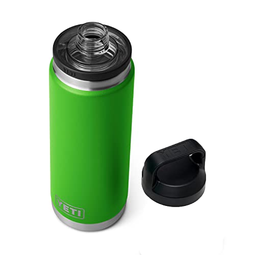 YETI Rambler 26 oz Bottle, Vacuum Insulated, Stainless Steel with Chug Cap, Canopy Green