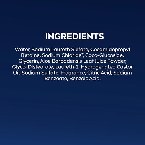 NIVEA MEN Maximum Hydration Body Wash for Dry Skin, Aloe Vera Enriched, 3-in-1 Moisturizing Body Wash, Face and Hair, Paraben Free, Vegan Formula, 30 Fl Oz Bottle