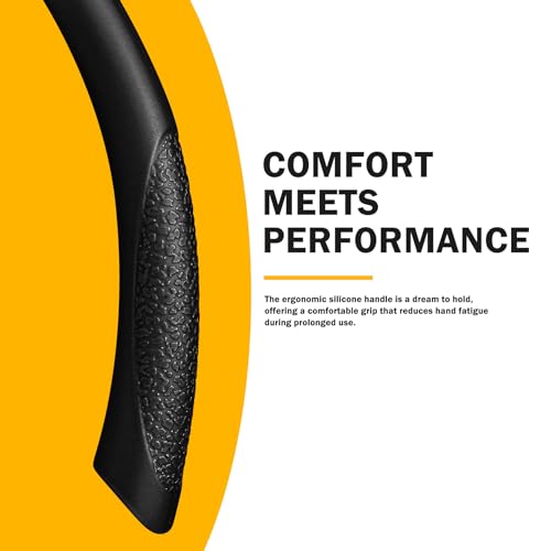 BEZOX Cuticle Trimmer for Salon-Worthy Nails - Professional Half Jaw (5 mm) Cuticle Clippers with Anti-Slip Silicon Handle, Precision Cuticle Cutters Premium Manicure Tool - Dark