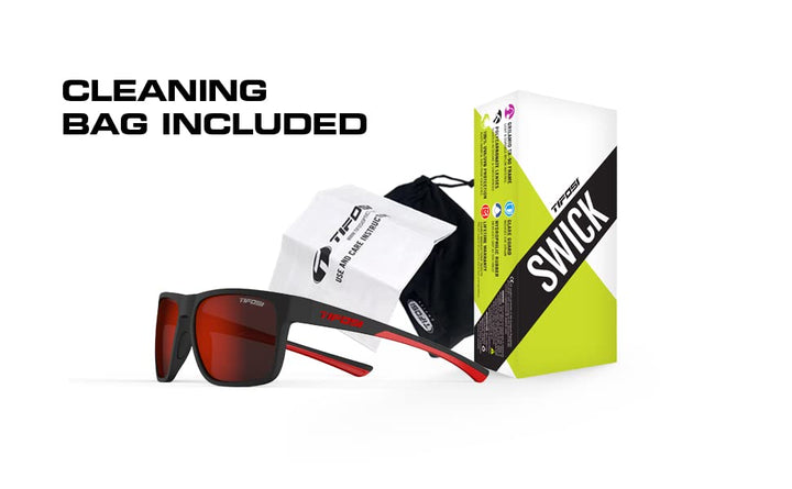 Tifosi Optics Swick Sunglasses (Midnight Navy/Smoke Bright Blue Lenses)