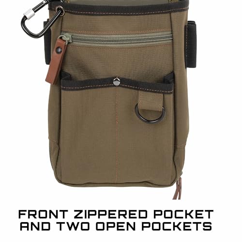 Allen Company Triumph Rip-Stop Shotgun Shell Bag - Clay, Trap, and Skeet Shooting Accessories - Hunting and Gun Range Gear - Olive Green