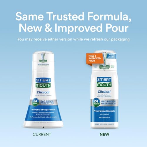 SmartMouth Clinical DDS Activated Mouthwash & Toothpaste, Bad Breath, Bleeding Gums Support