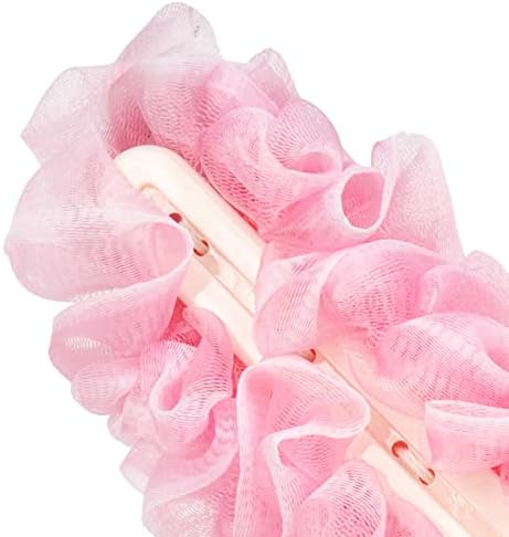 Loofah Back Scrubber for Shower,Loofah On a Stick Long Handle Bath Sponge Shower Brush,Soft Nylon Mesh Body Brush for Women&Men