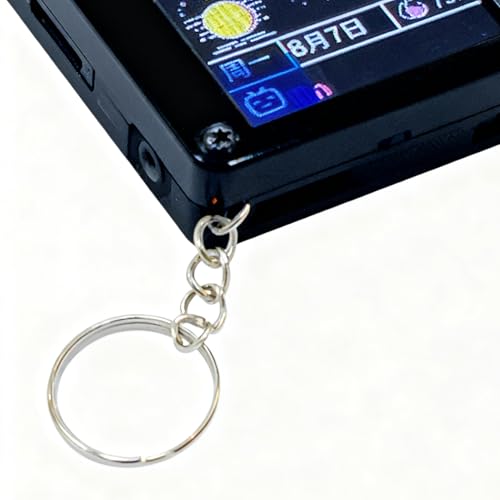 LCD Desktop Ornament - Mini Electronic Display, Compact Bag Pendant | Animated Digital Screen Decoration Feature, Cute Portable Desktop Display Product, Gift For Kids Girls Boys Family Friends Office