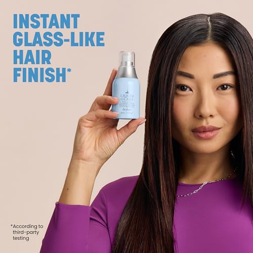Drybar Liquid Glass High-Gloss Finishing Serum | Use Post-Blowout to Reduces Frizz, Tames Flyaways, and Provides Weightless Hydration to Hair while Adding Shine, Vegan & Cruelty-Free