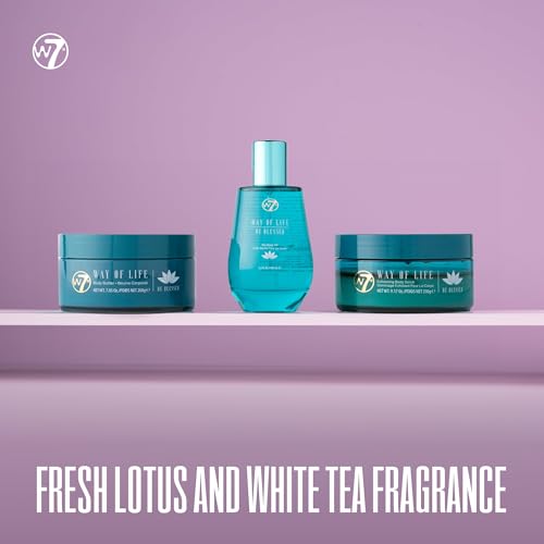 W7 Way of Life Body Care Set | Exfoliating Scrub, Hydrating Body Oil & Nourishing Body Butter | Luxury Skincare for Glowing Skin | Full Size, Long Lasting Products to Use at Home