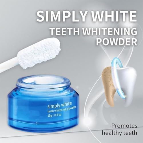 Magic Teeth Whitening Deluxe Powder, Stain Removal, Mint Flavor