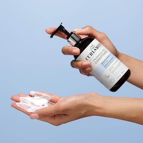 CURLSMITH Fragrance-Free Conditioner 12 oz | Gently Detangles, Soften and Smooths Hair for Silky Curls