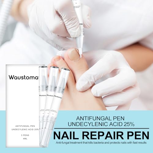 25% Undecylenic Acid, Twist Pen Activator-Suitable for toenails Broken,Discolored & Damaged Nail-3 Pack