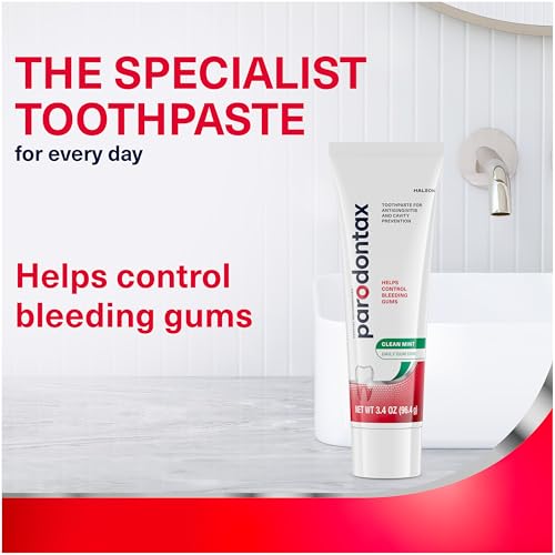 Parodontax Clean Mint Toothpaste For Gum Health, Helps Cavity Prevention, Anticavity And Antigingivitis - 3.4 Oz x 3