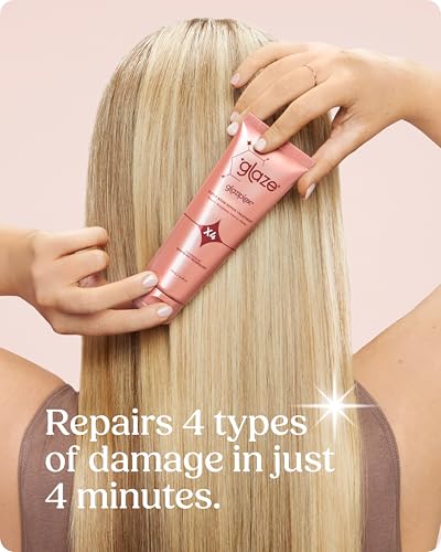 glaze Glaziplex Super Bond Treatment – Deep Conditioning Hair Mask Repairs, Strengthens, Protects in Just 4 minutes – 4oz/120ml