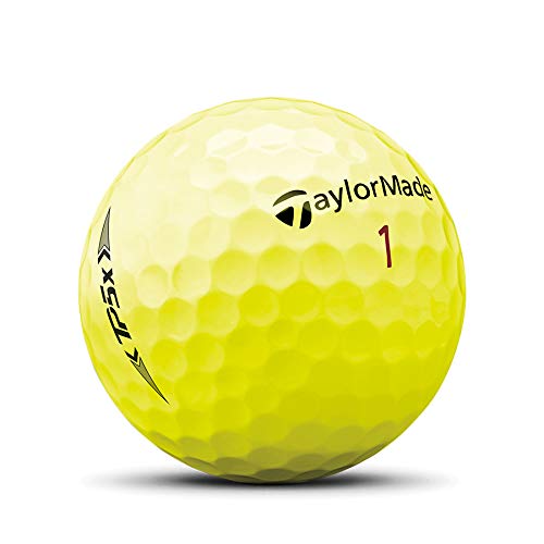 TaylorMade 2021 Yellow TP5x Golf Balls