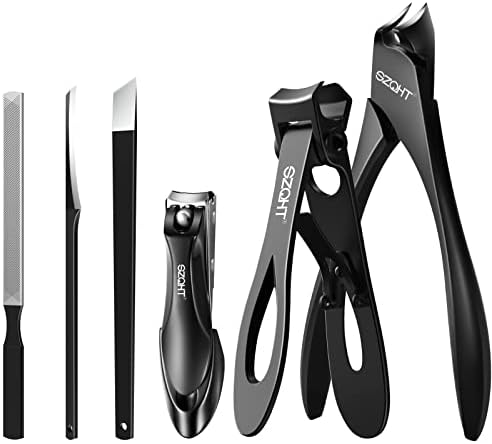 SZQHT Podiatrist Toenail Clippers Set, Professional Toe Nail Clippers for Thick & Ingrown Nails Cutter for Men,Women,Seniors,Heavy-Duty Manicure Set Pedicure Kit for Elder