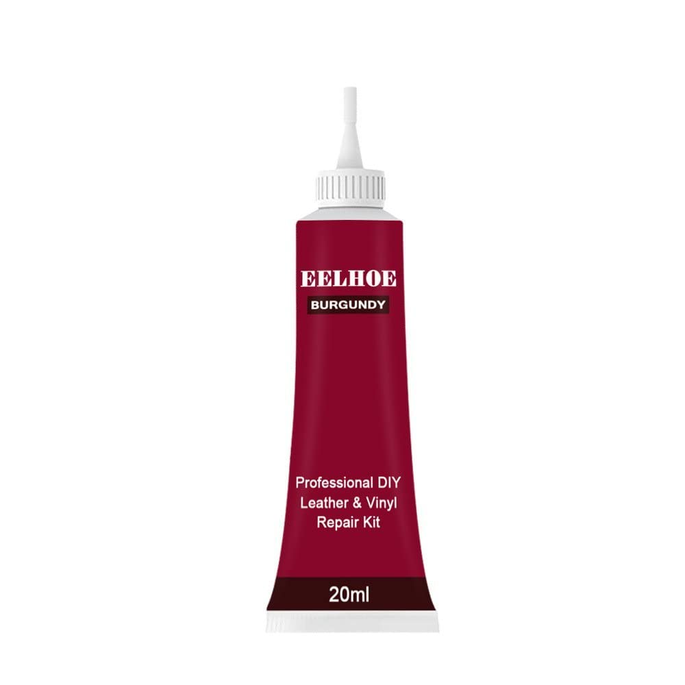 Advanced Leather Repair Gel - 2024 New Vinyl Upholstery Repair Kit, Professional DIY Leather Conditioner Restorer, Liquid Leather Repair Cream for Furniture, Boat or Auto Car Seats (Burgundy)