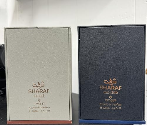 Sharaf Blend & Sharaf The Club - Extrait De Parfum Spray 100ML (3.4OZ), Long Lasting, Signature Blend - Enrich Your Senses.