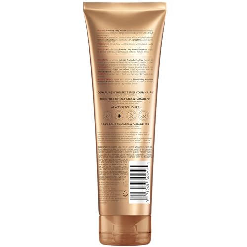 L'Oreal Paris Hair Conditioner for Dry Hair, Triple Action Hydration, Apricot Oil Infused, EverPure, 8.5 Fl Oz (Packaging May Vary)