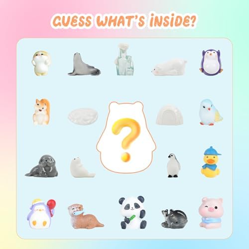 9 PCS XXL Polar Bear Natural Bath Bombs for Kids with Surprise Toys Inside, Bubble Bath Fizzy Balls Gift Kit for Girls Boys Children's Day Birthday Christmas Halloween