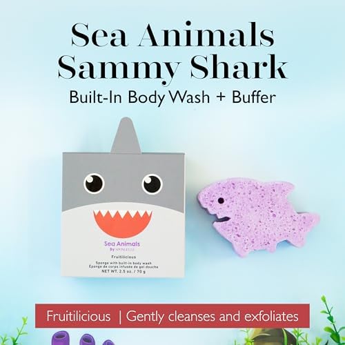 Spongelle Sea Animals Sammy Shark