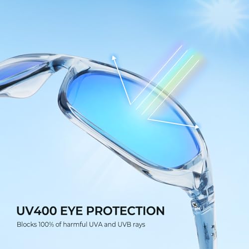 KastKing Dugan Polarized Sport Sunglasses for Men and Women, Ideal for Driving Fishing Cycling Running, UV Protection