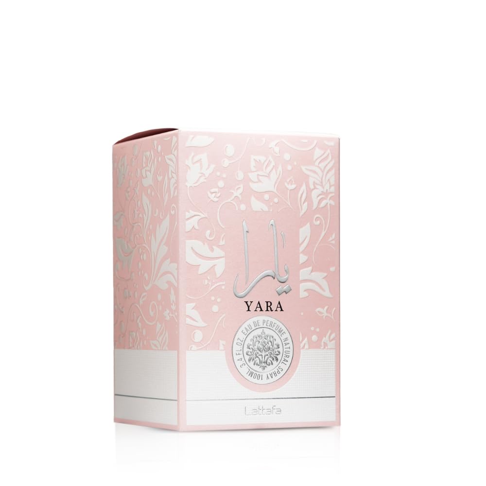 Lattafa Yara Eau de Parfum | Long-Lasting Vanilla & Floral Fragrance for Women - 3.4 Oz
