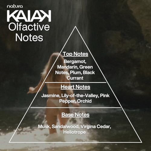 natura Kaiak Classic Eau de Toilette for Women - Long Lasting Fragrance with Notes of Fresh Citrus, Jasmine, Orchid, Musk, Sandalwood & Cedar - Citric & Floral Women’s Perfume 100 ml (3.4 fl oz)