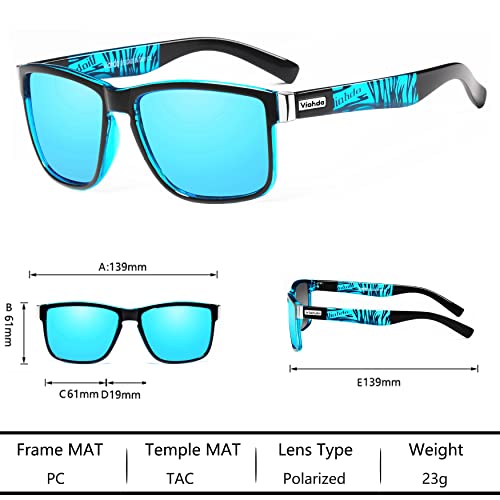 VIAHDA Polarized Sports Sunglasses for Man Cycling Running Fishing Golf Sun glasses Women HD6009