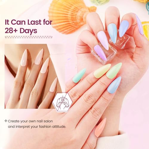32 Color Dip Nail Powder Starter Kit 36 Bottle Blue Cheese Yellow Nail Dip Powder Kit with Base Top Coat Activator for French Nail Art Manicure DIY Salon