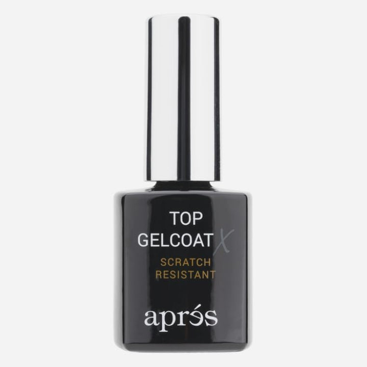 APRÉS Top Gelcoat X - 15ml - Scratch Resistant Gel Nail Polish Soak Off Top Coat Glossy Finish
