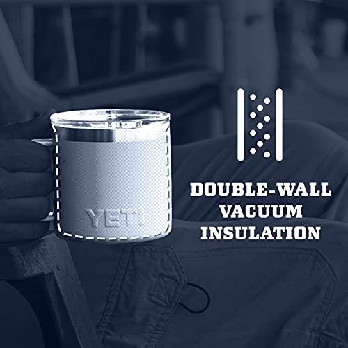 YETI Rambler 14 oz Mug, Vacuum Insulated, Stainless Steel with MagSlider Lid, Highlands Olive