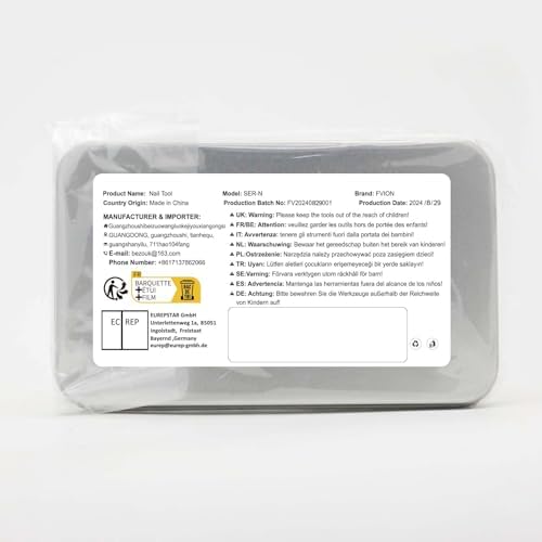 FVION Toenail Clippers for Ingrown Toenail, Straight Nail Clippers for Ingrown Toenails, Professional Ingrown Toenail Treatment for Adults, Seniors, Men and Women (Black)