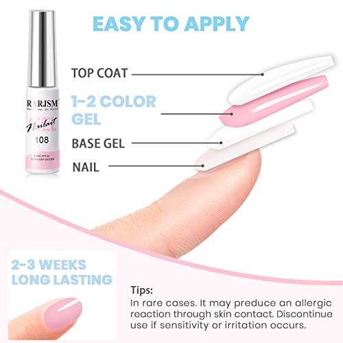 RARJSM Nail Art Gel Liner Painting Polish Set,12 Pastel Colors Spring Summer Collection,Painted Gel Nail Polish Set Build in Thin Brush Soak Off Curing Requires Salon DIY Nail Design Line Art 8ML