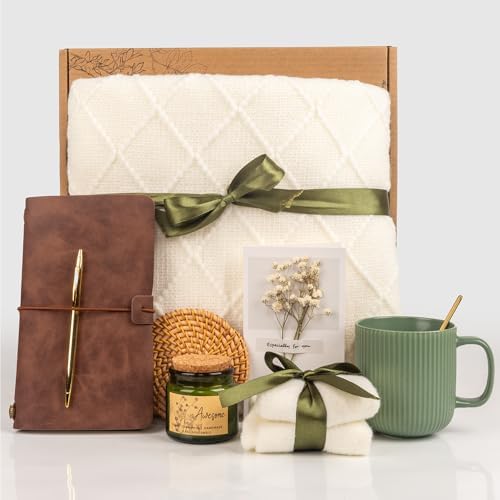 Anforsun Birthday Gifts for Women Self Care Gifts Get Well Soon Gifts, Care Package Gifts Basket for Women Mom Her Best Friends Sister Wife Girlfriend, Coworker