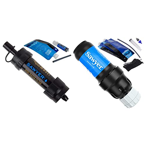 Sawyer Products SP105 MINI Water Filtration System, Single, Black