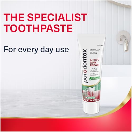 Parodontax Active Gum Repair Breath Freshener Toothpaste, 3x3.4 oz