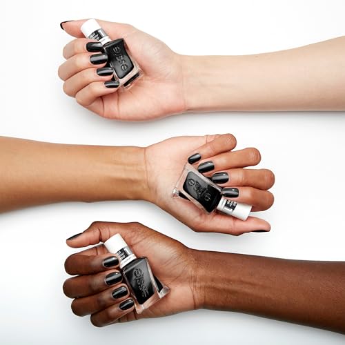 essie Gel Couture Nail Polish, Long Lasting Black Nail Polish, Vegan, Like It Loud, 0.46 fl oz