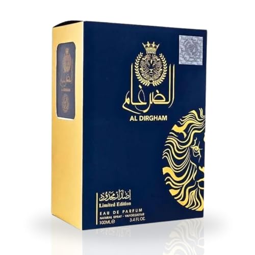 Al Dirgham Limited Edition EDP Spray 100ML By Ard Al Zaafaran | Long Lasting, Luxurious, Floral Fragrance.