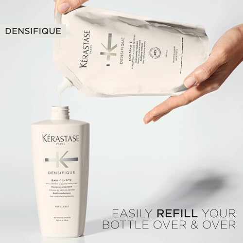 Kerastase Densifique Densité Shampoo - Thickening & Strengthening For Fine & Thinning Hair, Removes Build-Up & Adds Shine With Hyaluronic Acid