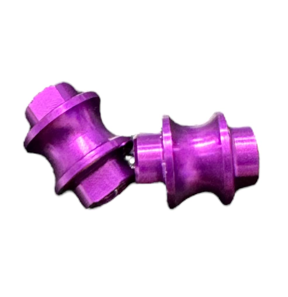 August Engineering Aluminum (Pair) Replacement Barrel Spacer Stand Off for Benchmade Bugout 535 & Mini Bugout 533 Knife not Included (Purple)