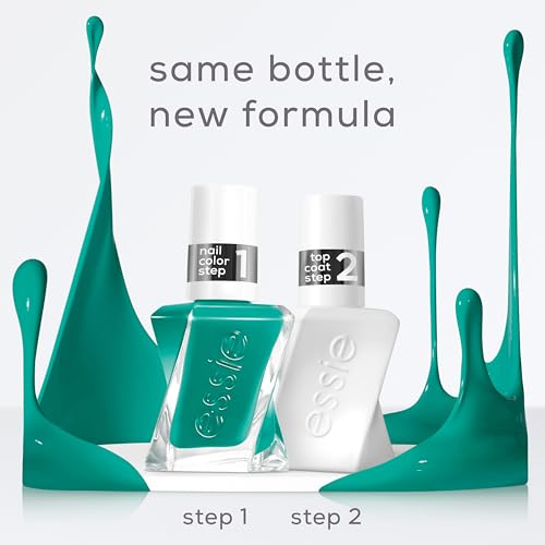 essie Gel Couture Nail Polish, Long Lasting Black Nail Polish, Vegan, Like It Loud, 0.46 fl oz