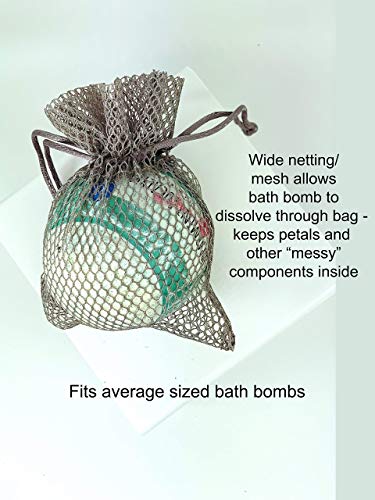 3 PK Bath Bomb Bags & Shower Soother Bags | 4" x 5" Shower Tablet Bag For Clean Bath | For Clean Shower | Less Mess | More Effective Aromatherapy | Stocking Stuffer Gift Idea